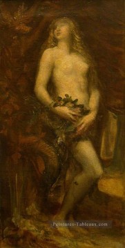 Eve tentee symboliste George Frederic Watts Peinture à l'huile